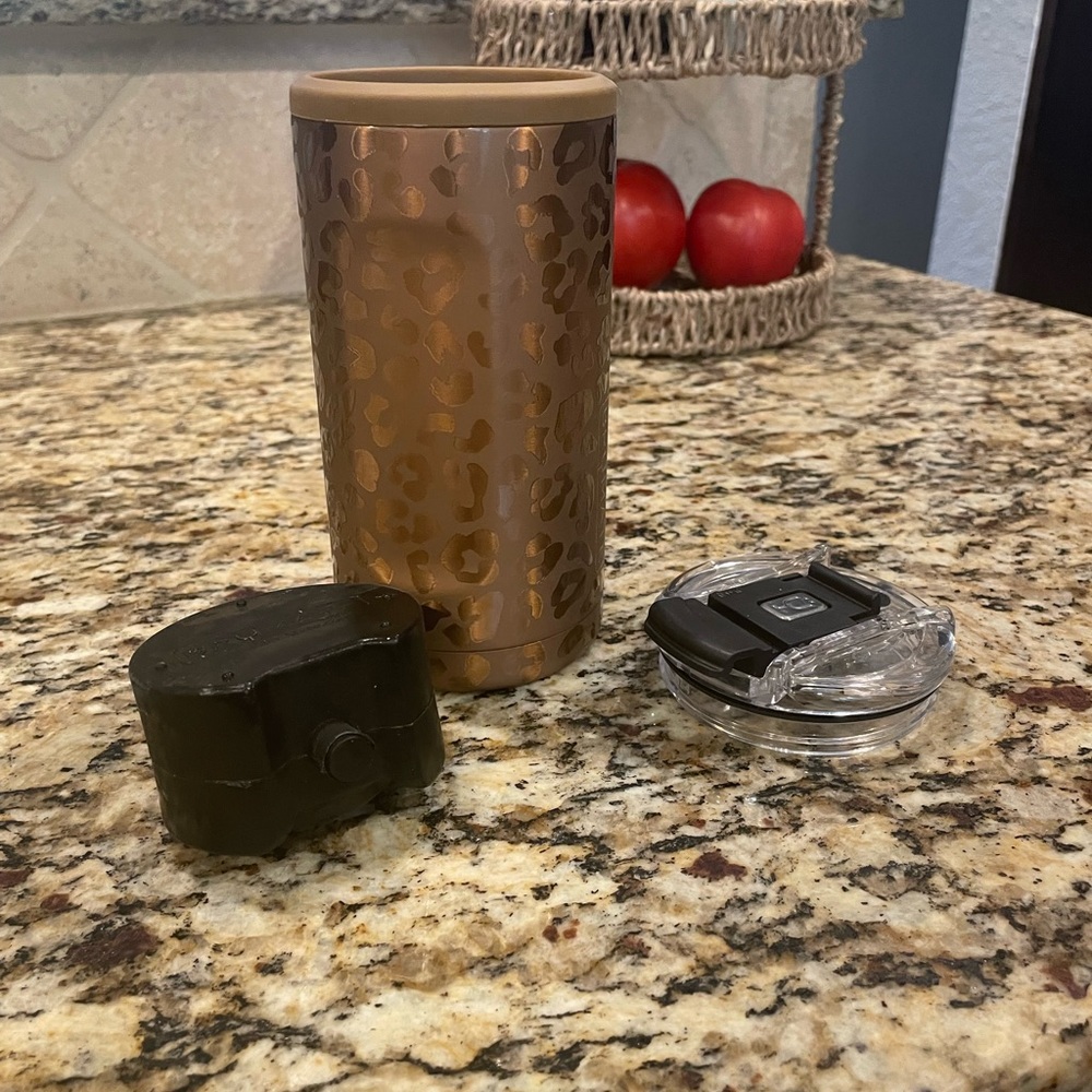Brumate Hopsulator Trio - gold leopard print